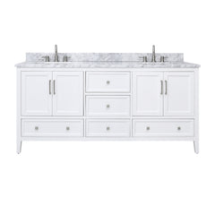 Everette 72 in. Double Sink Bathroom Vanity
