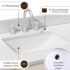 Haley 48 in. Single Sink Bathroom Vanity with Wall-Mount Option