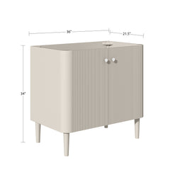 Haley 36 in. Single Sink Bathroom Vanity with Wall-Mount Option