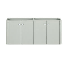 Haley 60 in. Double Sink Bathroom Vanity with Dual Mount Option