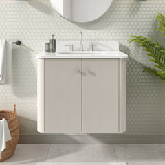 Haley 30 in. Single Sink Bathroom Vanity with Wall-Mount Option