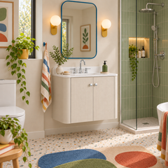 Haley 30 in. Single Sink Bathroom Vanity with Wall-Mount Option