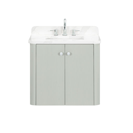 Haley 30 in. Single Sink Bathroom Vanity with Dual Mount Option