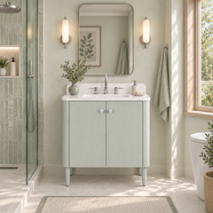 Haley 30 in. Single Sink Bathroom Vanity with Wall-Mount Option