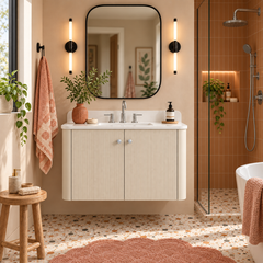 Haley 36 in. Single Sink Bathroom Vanity with Wall-Mount Option