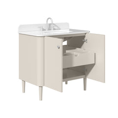Haley 36 in. Single Sink Bathroom Vanity with Wall-Mount Option