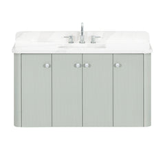 Haley 48 in. Single Sink Bathroom Vanity with Dual Mount Option