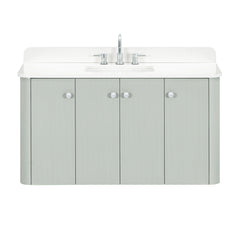 Haley 48 in. Single Sink Bathroom Vanity with Dual Mount Option