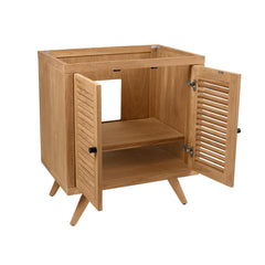 Harper 30 in. Single Sink Teak Wood Bathroom Vanity