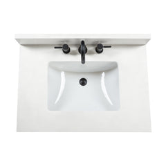 Kai 30 in. Single Sink Teak Wood Bathroom Vanity