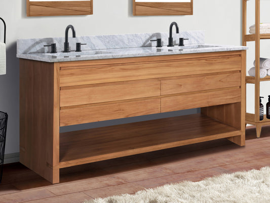 Kai 60 in. Double Sink Bathroom Vanity