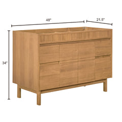 Kayla 48 in. Single Sink Bathroom Vanity