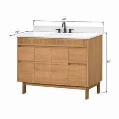 Kayla 48 in. Single Sink Bathroom Vanity