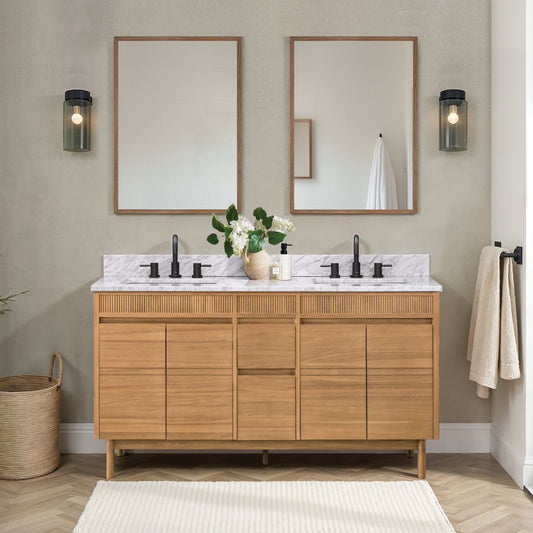 Kayla 60 in. Double Sink Bathroom Vanity