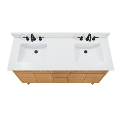 Kayla 60 in. Double Sink Bathroom Vanity