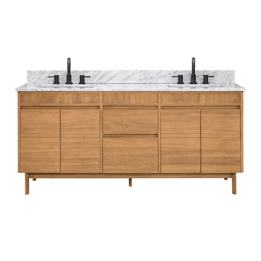 Kayla 72 in. Double Sink Bathroom Vanity