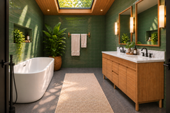 Kayla 72 in. Double Sink Teak Wood Bathroom Vanity
