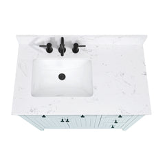 Layla 36 in. Left-Offset Single Sink Bathroom Vanity