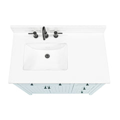 Layla 36 in. Left-Offset Single Sink Bathroom Vanity