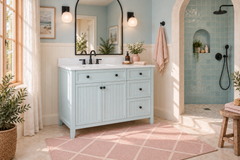 Layla 48 in. Left-Offset Single Sink Bathroom Vanity