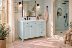Layla 48 in. Left-Offset Single Sink Bathroom Vanity