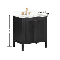 Luka 30 in. Single Sink Bathroom Vanity