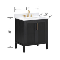 Luka 30 in. Single Sink Bathroom Vanity