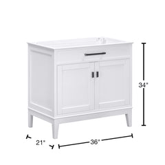 Madison 36 in. Single Sink Bathroom Vanity