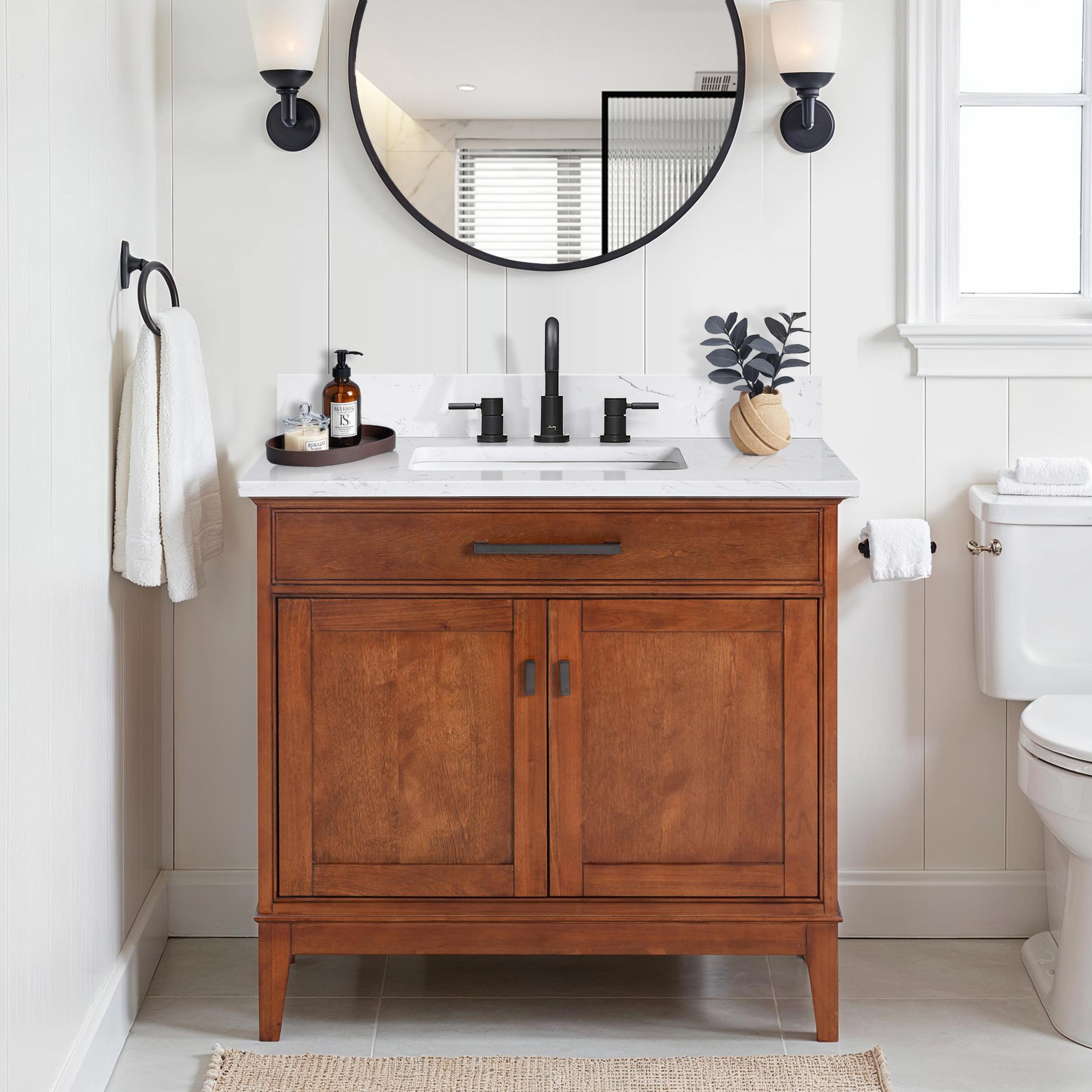 mikity 36 Madison 36 in. Single Sink Bathroom Vanity – Avanity Corporation