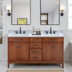 Madison 60 in. Double Sink Bathroom Vanity
