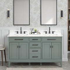 Madison 60 in. Double Sink Bathroom Vanity