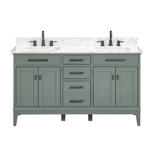 Madison 60 in. Double Sink Bathroom Vanity