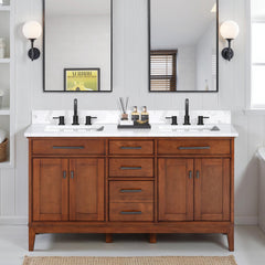Madison 60 in. Double Sink Bathroom Vanity