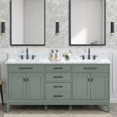 Madison 72 in. Double Sink Bathroom Vanity