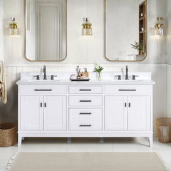 Madison 72 in. Double Sink Bathroom Vanity