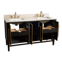 Mason 60 in. Double Sink Bathroom Vanity