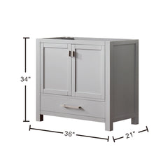 Modero 36 in. Single Sink Bathroom Vanity