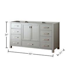 Modero 60 in. Single Sink Bathroom Vanity