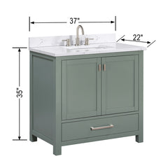 Modero 36 in. Single Sink Bathroom Vanity