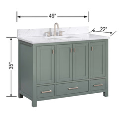 Modero 48 in. Single Sink Bathroom Vanity