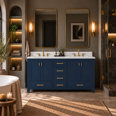 Modero 60 in. Double Sink Bathroom Vanity
