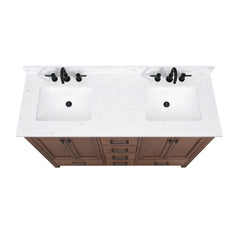 Modero 60 in. Double Sink Bathroom Vanity