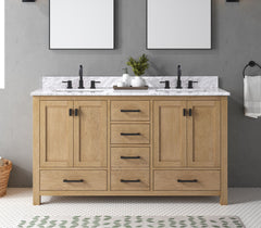 Modero 60 in. Double Sink Bathroom Vanity