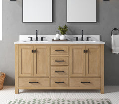 Modero 60 in. Double Sink Bathroom Vanity