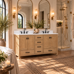 Modero 60 in. Double Sink Bathroom Vanity