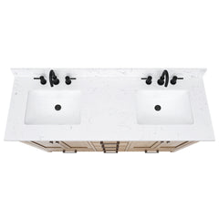 Modero 60 in. Double Sink Bathroom Vanity