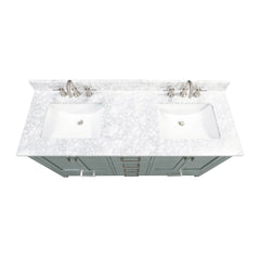 Modero 60 in. Double Sink Bathroom Vanity