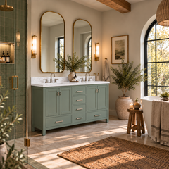 Modero 60 in. Double Sink Bathroom Vanity