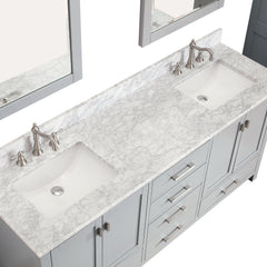Modero 72 in. Double Sink Bathroom Vanity