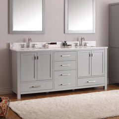 Modero 72 in. Double Sink Bathroom Vanity